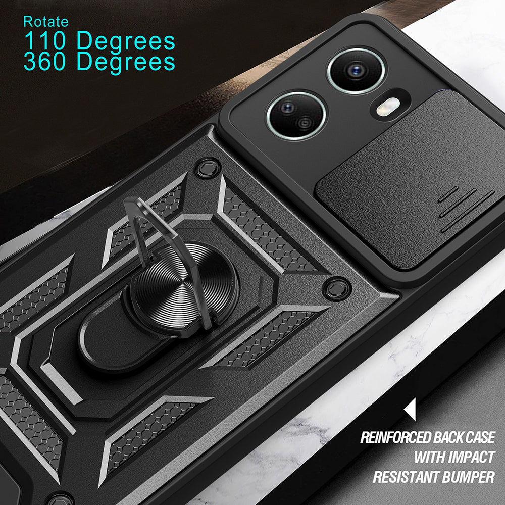 Fodral för Huawei nova 11 SE / nova 12 SE, Techsuit, CamShield, Grön