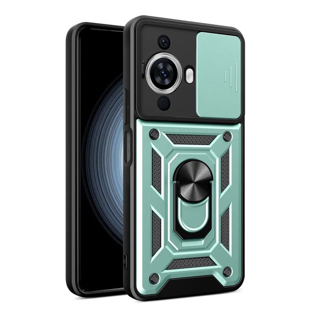 Fodral för Huawei nova 12s / nova 11, Techsuit, CamShield, Grön