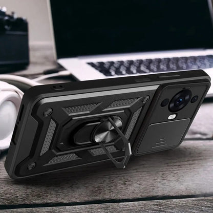 Fodral för Huawei nova 12s / nova 11, Techsuit, CamShield, Grön