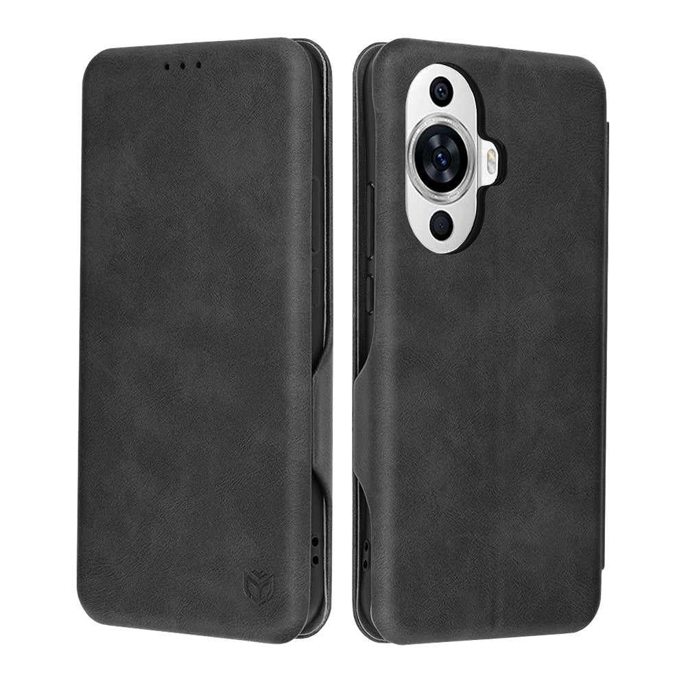 Fodral för Huawei nova 12s / nova 11, Techsuit, Safe Wallet Plus, Svart