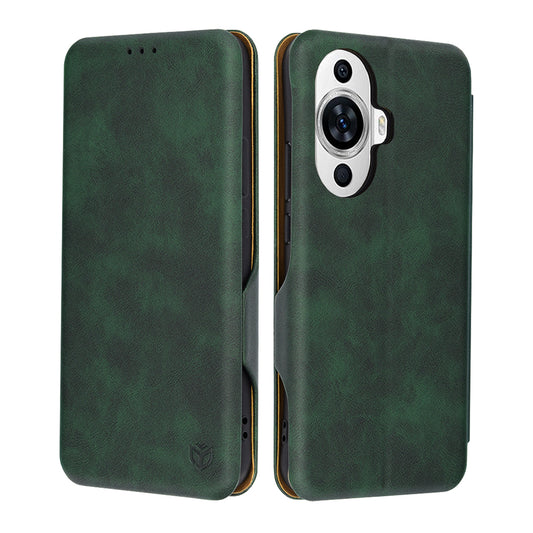 Fodral för Huawei nova 12s / nova 11, Techsuit, Safe Wallet Plus, Grön