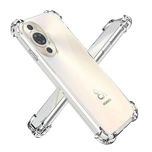Fodral för Huawei nova 12s / nova 11, Techsuit, stöttåligt klart, transparent