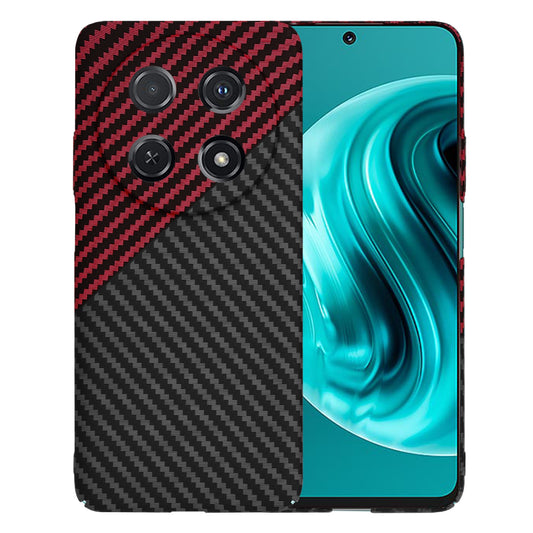 Fodral för Huawei nova 13i / nova 12i, Techsuit, Carbonite FiberShell, Svart Röd
