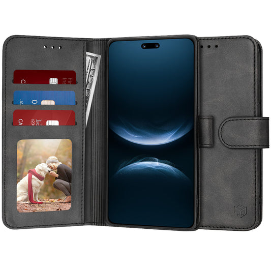 Fodral för Huawei nova 14 Pro, Techsuit, Diary Book, Svart