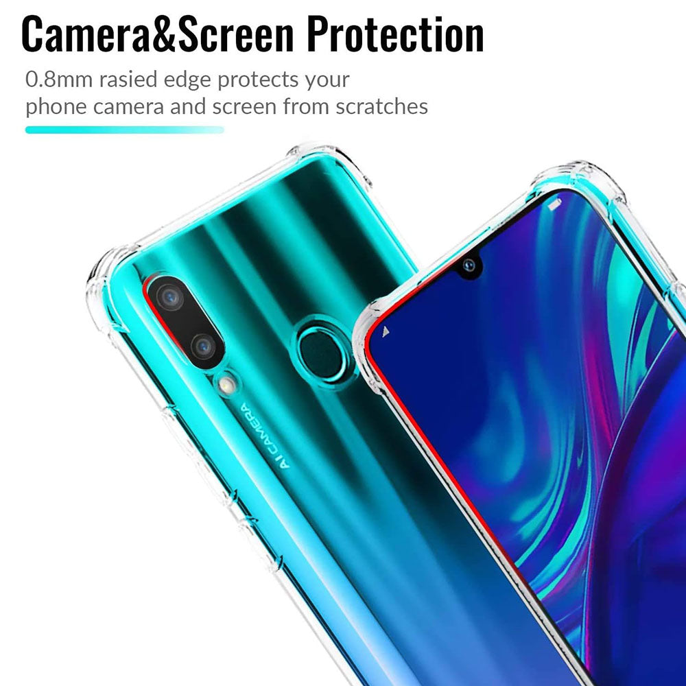 Fodral för Huawei P Smart (2019), Techsuit, Stötsäker Klar, Transparent