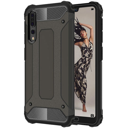 Case for Huawei P20 Pro, Techsuit, Hybrid Armor, Black