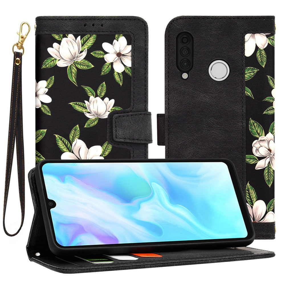 Fodral för Huawei P30 lite New Edition / P30 lite, Techsuit, FlipCraft, Svart