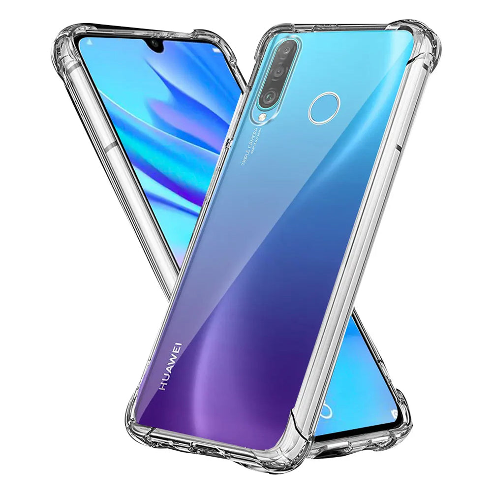 Fodral för Huawei P30 lite New Edition / P30 lite, Techsuit, stöttåligt klart, transparent