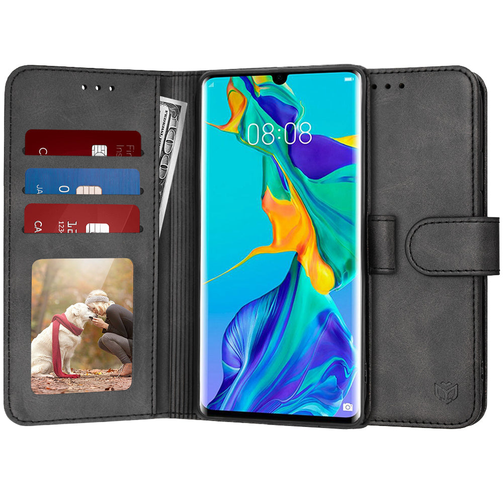 Fodral för Huawei P30 Pro New Edition / P30 Pro, Techsuit, Diary Book, Svart