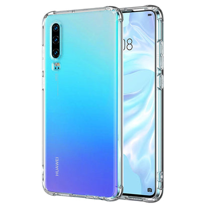 Fodral för Huawei P30, Techsuit, Stötsäker Klar, Transparent