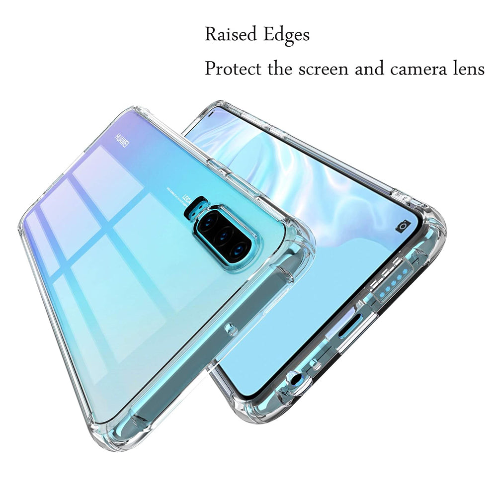 Fodral för Huawei P30, Techsuit, Stötsäker Klar, Transparent
