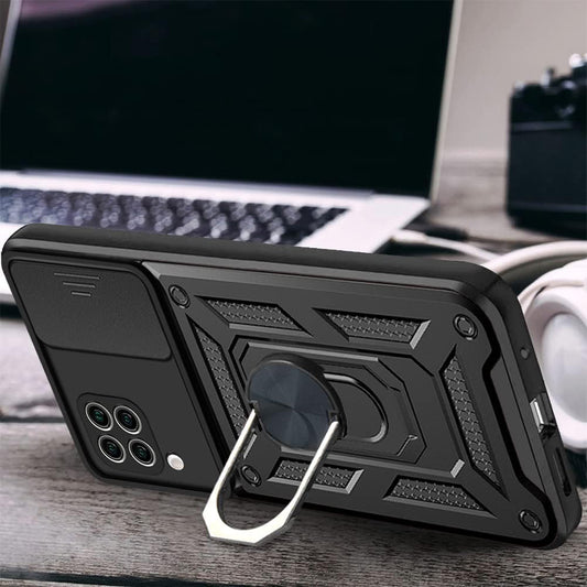 Fodral för Huawei P40 lite 4G, Techsuit, CamShield, Svart