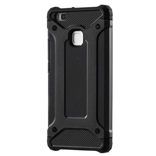 Fodral för Huawei P9 lite (2016), Techsuit, Hybrid Armor, Svart