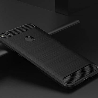 Fodral för Huawei P9 Lite (2017) / P8 Lite (2017), Techsuit, Kolfiber, Svart