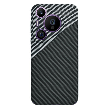 Fodral för Huawei Pura 70 Pro, Techsuit, Carbonite FiberShell, Svart Grå