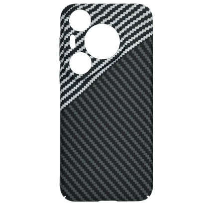 Fodral för Huawei Pura 70 Pro, Techsuit, Carbonite FiberShell, Svart Grå