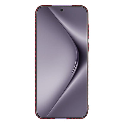 Fodral för Huawei Pura 70 Pro, Techsuit, Carbonite FiberShell, Röd