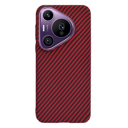 Fodral för Huawei Pura 70 Pro, Techsuit, Carbonite FiberShell, Röd