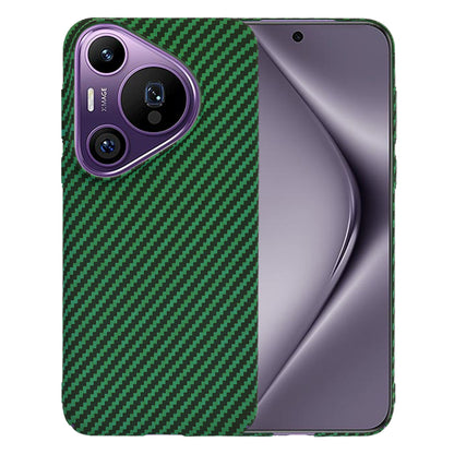 Case for Huawei Pura 70 Pro, Techsuit, Carbonite FiberShell, Green