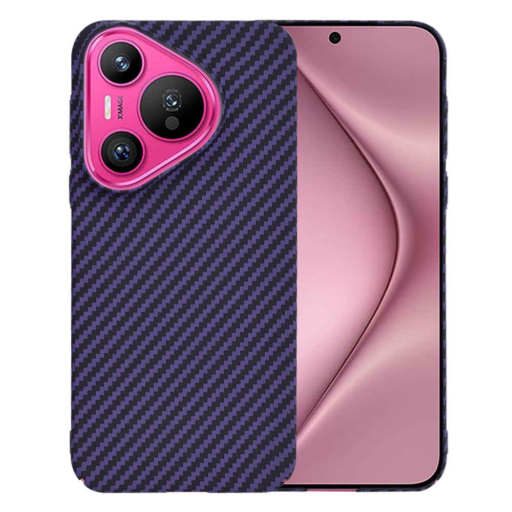 Fodral för Huawei Pura 70, Techsuit, Carbonite FiberShell, Lila