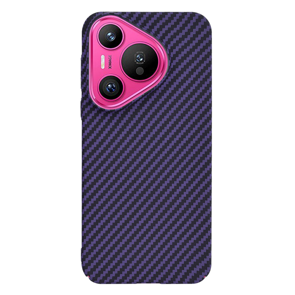 Fodral för Huawei Pura 70, Techsuit, Carbonite FiberShell, Lila