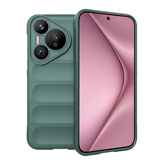 Fodral för Huawei Pura 70, Techsuit, Magic Shield, Grön