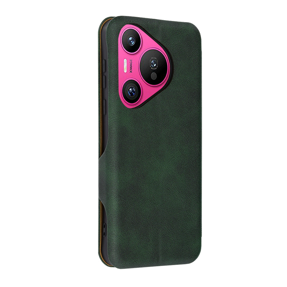 Fodral för Huawei Pura 70, Techsuit, Safe Wallet Plus, Grön
