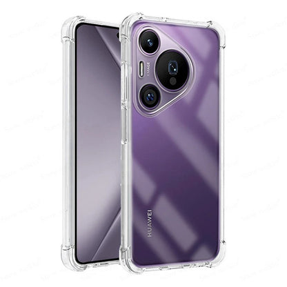 Fodral för Huawei Pura 70, Techsuit, Stötsäker Klar, Transparent