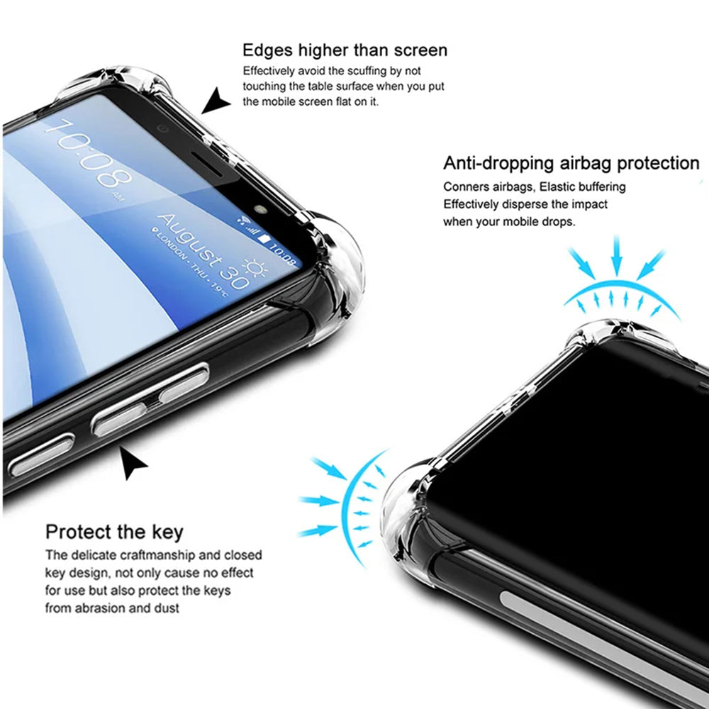 Fodral för Huawei Pura 70, Techsuit, Stötsäker Klar, Transparent