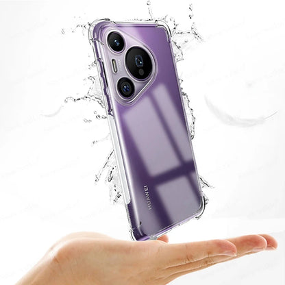 Fodral för Huawei Pura 70, Techsuit, Stötsäker Klar, Transparent