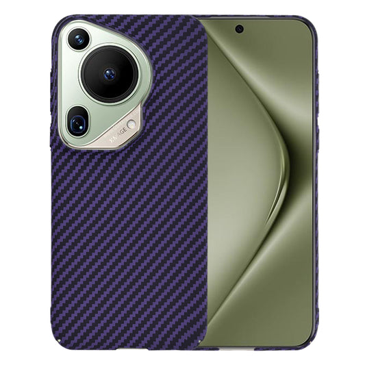 Fodral för Huawei Pura 70 Ultra, Techsuit, Carbonite FiberShell, Lila