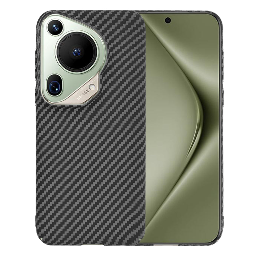 Fodral för Huawei Pura 70 Ultra, Techsuit, Carbonite FiberShell, Svart