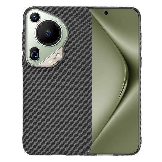 Fodral för Huawei Pura 70 Ultra, Techsuit, Carbonite FiberShell, Svart