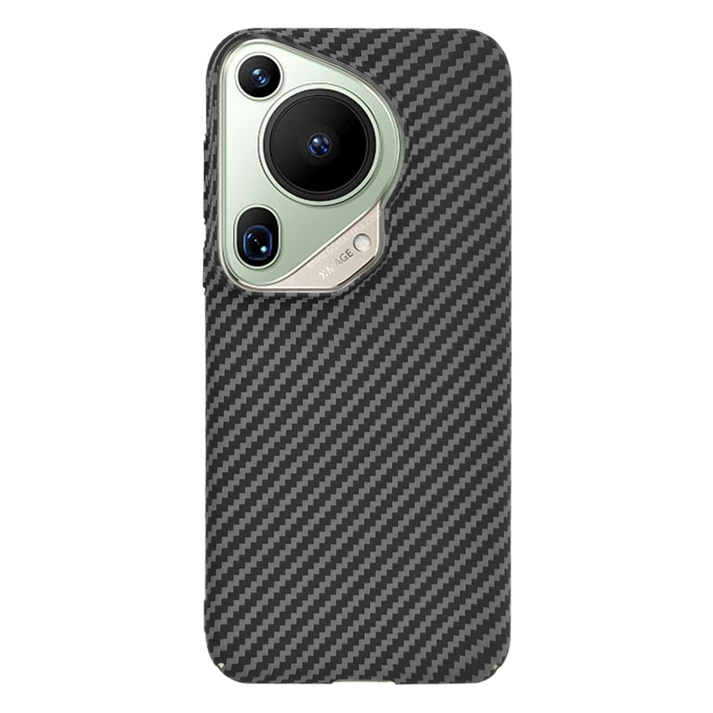 Fodral för Huawei Pura 70 Ultra, Techsuit, Carbonite FiberShell, Svart