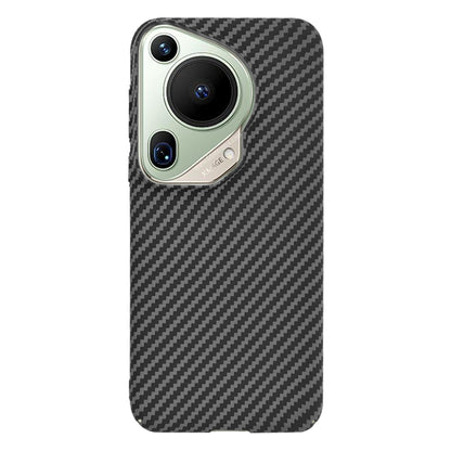 Fodral för Huawei Pura 70 Ultra, Techsuit, Carbonite FiberShell, Svart