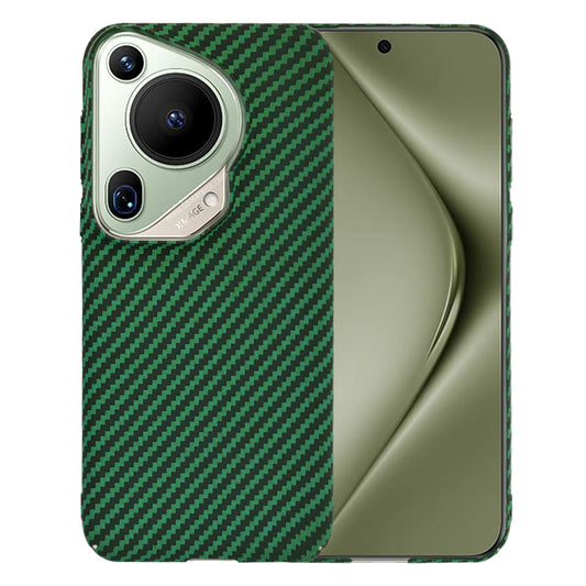 Fodral för Huawei Pura 70 Ultra, Techsuit, Carbonite FiberShell, Grön