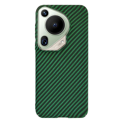Case for Huawei Pura 70 Ultra, Techsuit, Carbonite FiberShell, Green