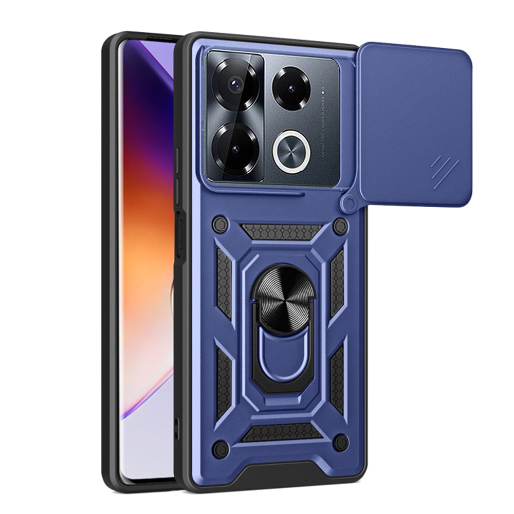 Fodral för Infinix Note 40 Pro+, Techsuit, CamShield, Blå