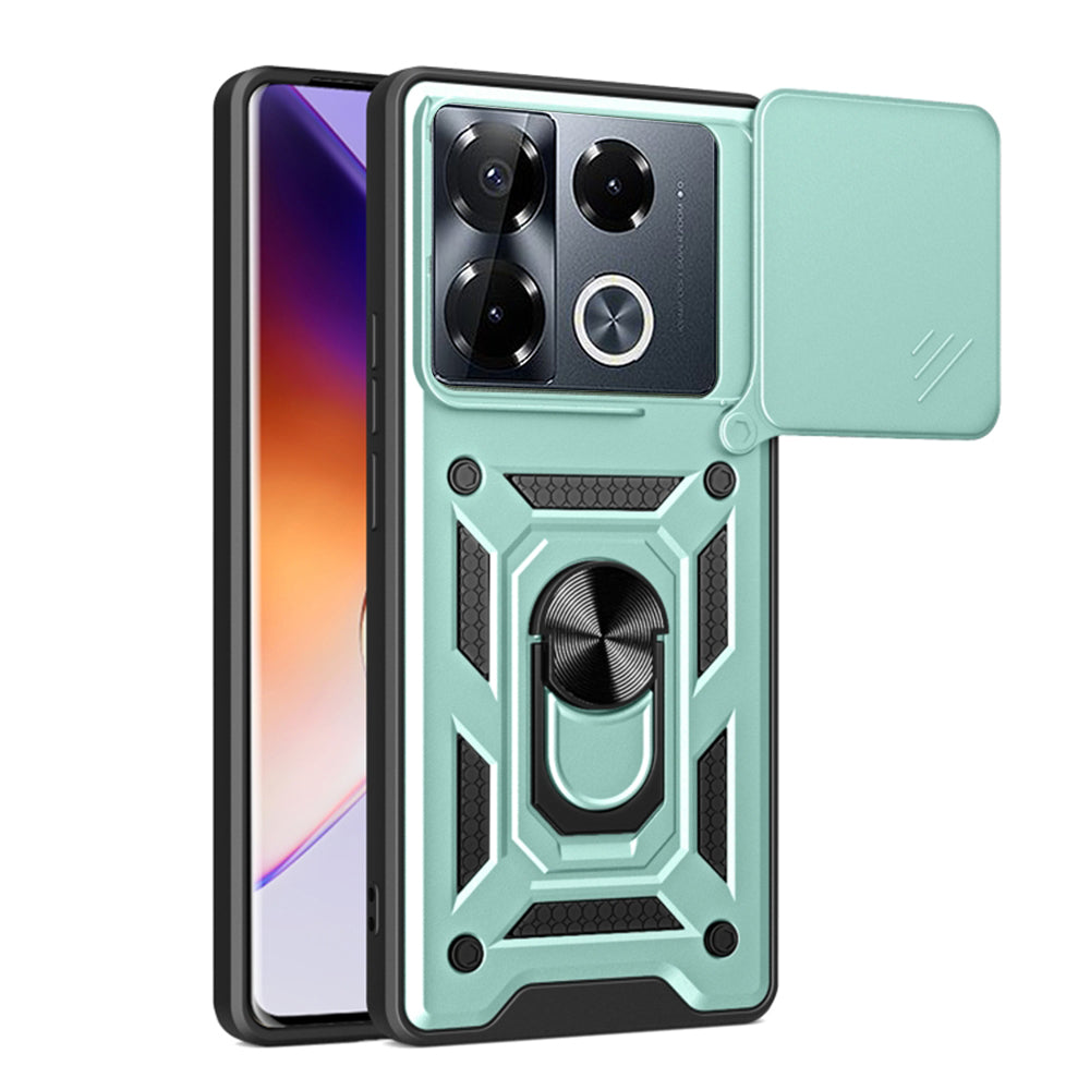 Fodral för Infinix Note 40 Pro+, Techsuit, CamShield, Grön