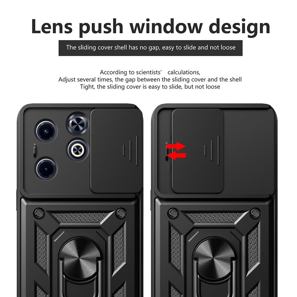 Fodral för Infinix Smart 8 / Hot 40i, Techsuit, CamShield, Grön