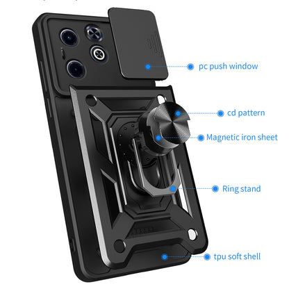 Fodral för Infinix Smart 8 / Hot 40i, Techsuit, CamShield, Grön