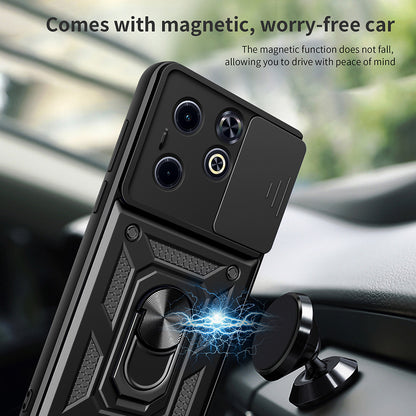 Fodral för Infinix Smart 8 / Hot 40i, Techsuit, CamShield, Grön