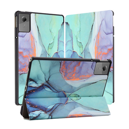 Fodral för Lenovo Idea Tab 11, Techsuit, FoldPro Green Time, Flerfärgad
