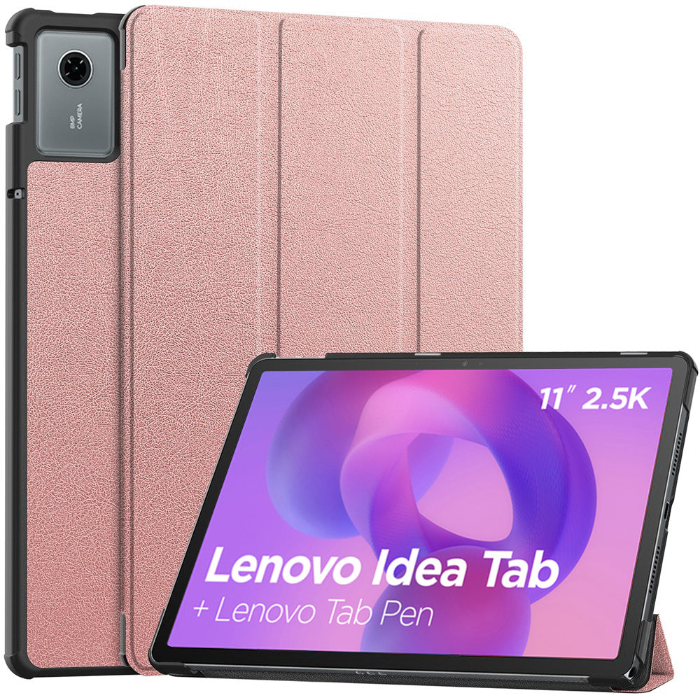 Fodral för Lenovo Idea Tab 11, Techsuit, FoldPro, Roséguld