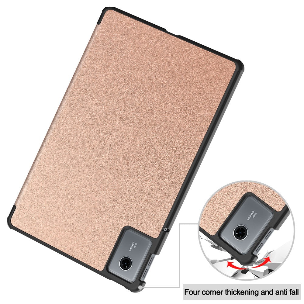 Fodral för Lenovo Idea Tab 11, Techsuit, FoldPro, Roséguld