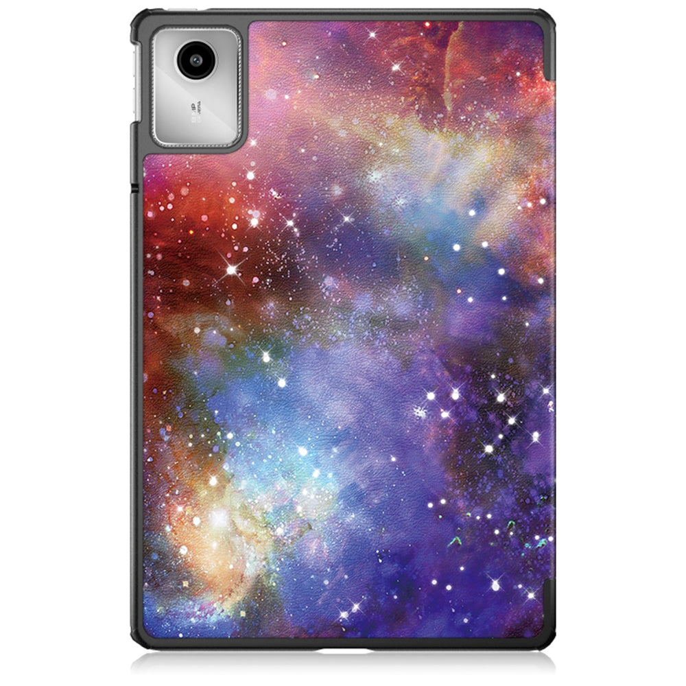 Fodral för Lenovo Tab M11, Techsuit, FoldPro Galaxy, Flerfärgad