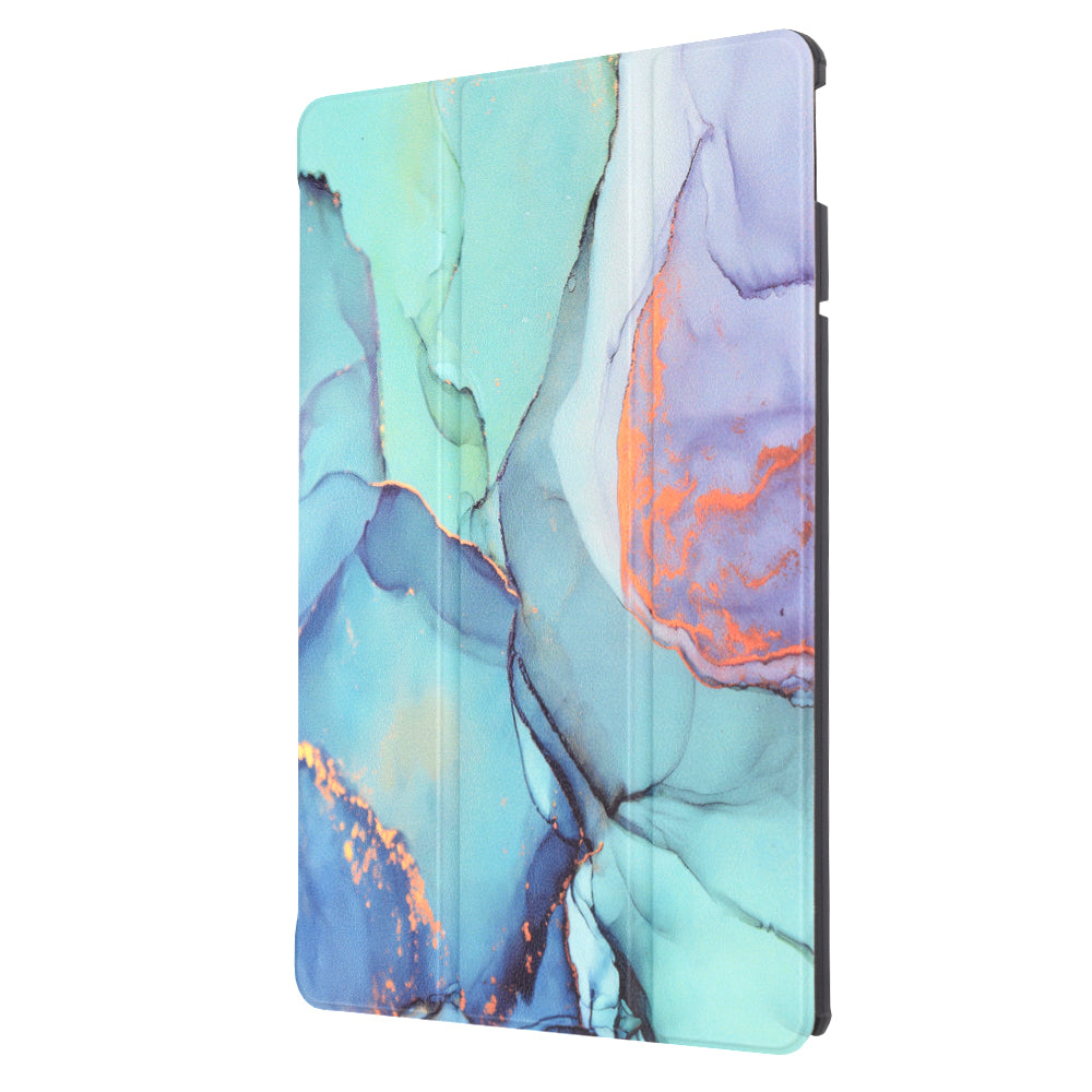 Fodral för Lenovo Tab M11, Techsuit, FoldPro Green Time, Flerfärgad