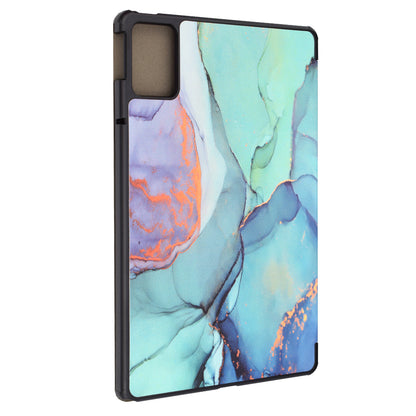 Fodral för Lenovo Tab M11, Techsuit, FoldPro Green Time, Flerfärgad