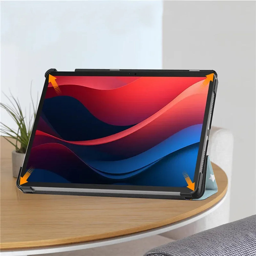 Fodral för Lenovo Tab M11, Techsuit, FoldPro Unicorn, Flerfärgad