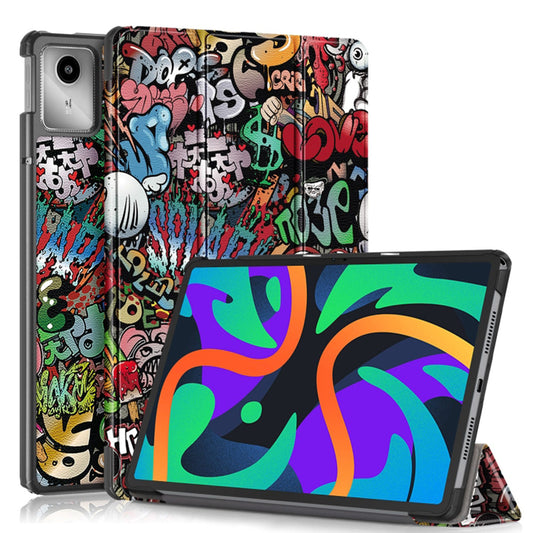 Fodral för Lenovo Tab M11, Techsuit, FoldPro Urban Vibe, Flerfärgad